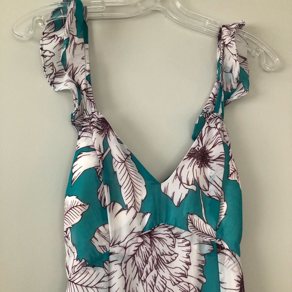 Tropical Print Maxi Dress - Picture 5 of 9